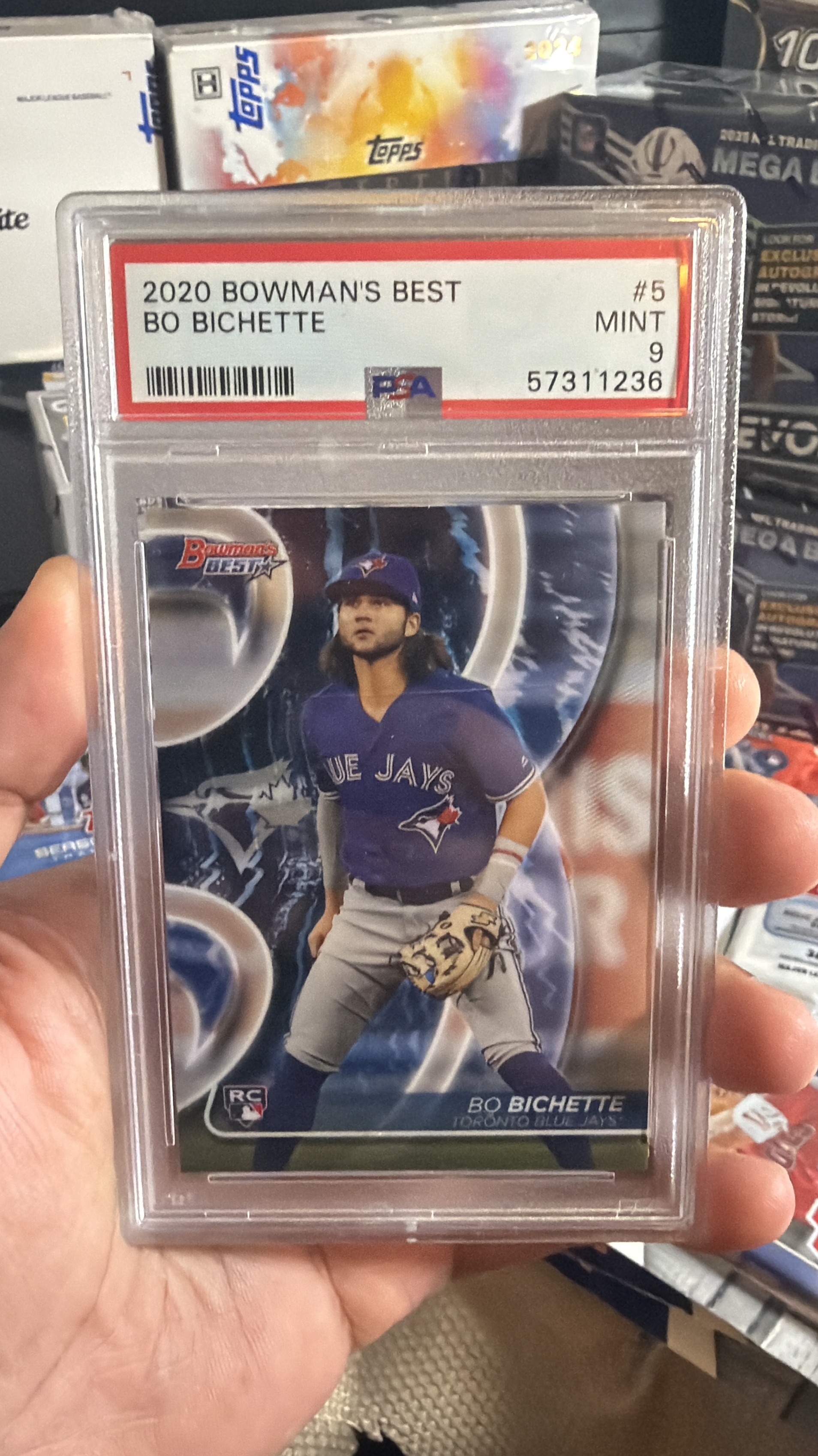 PSA 9 Bo Bichette (SI TODOS ANDAN AL CIEN)