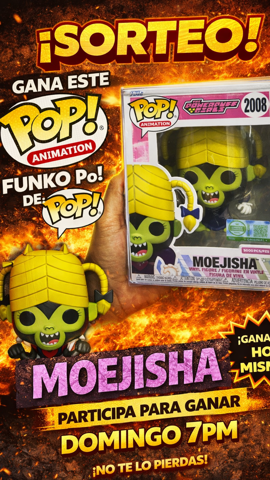 funko limitado 9500 pzs gratis