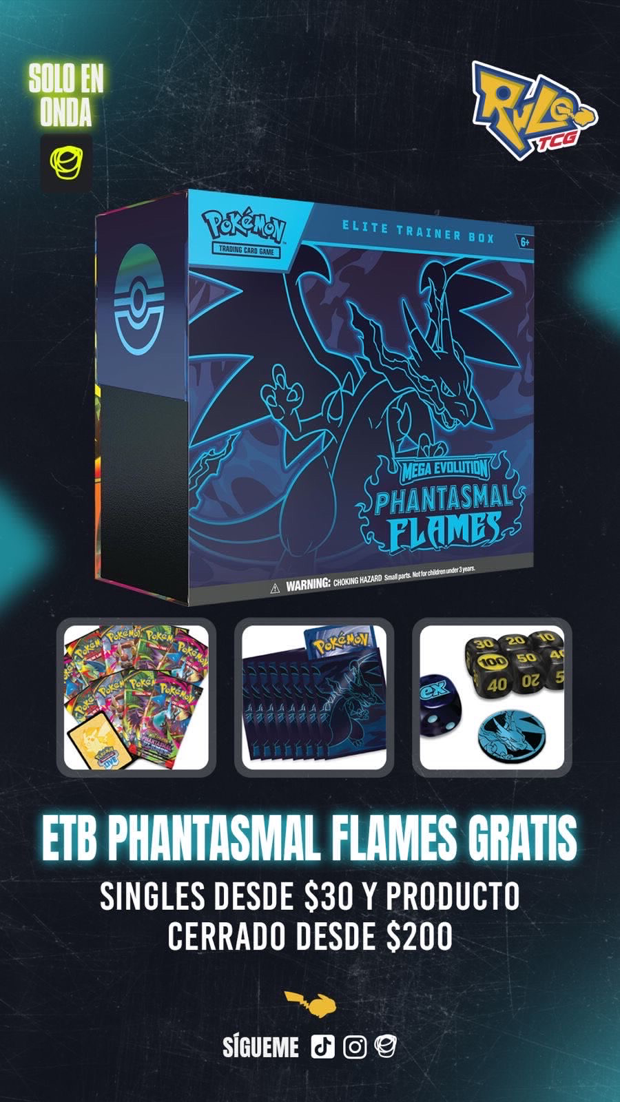 🩵GRATIS ETB PHANTASMAL FLAMES🩵
