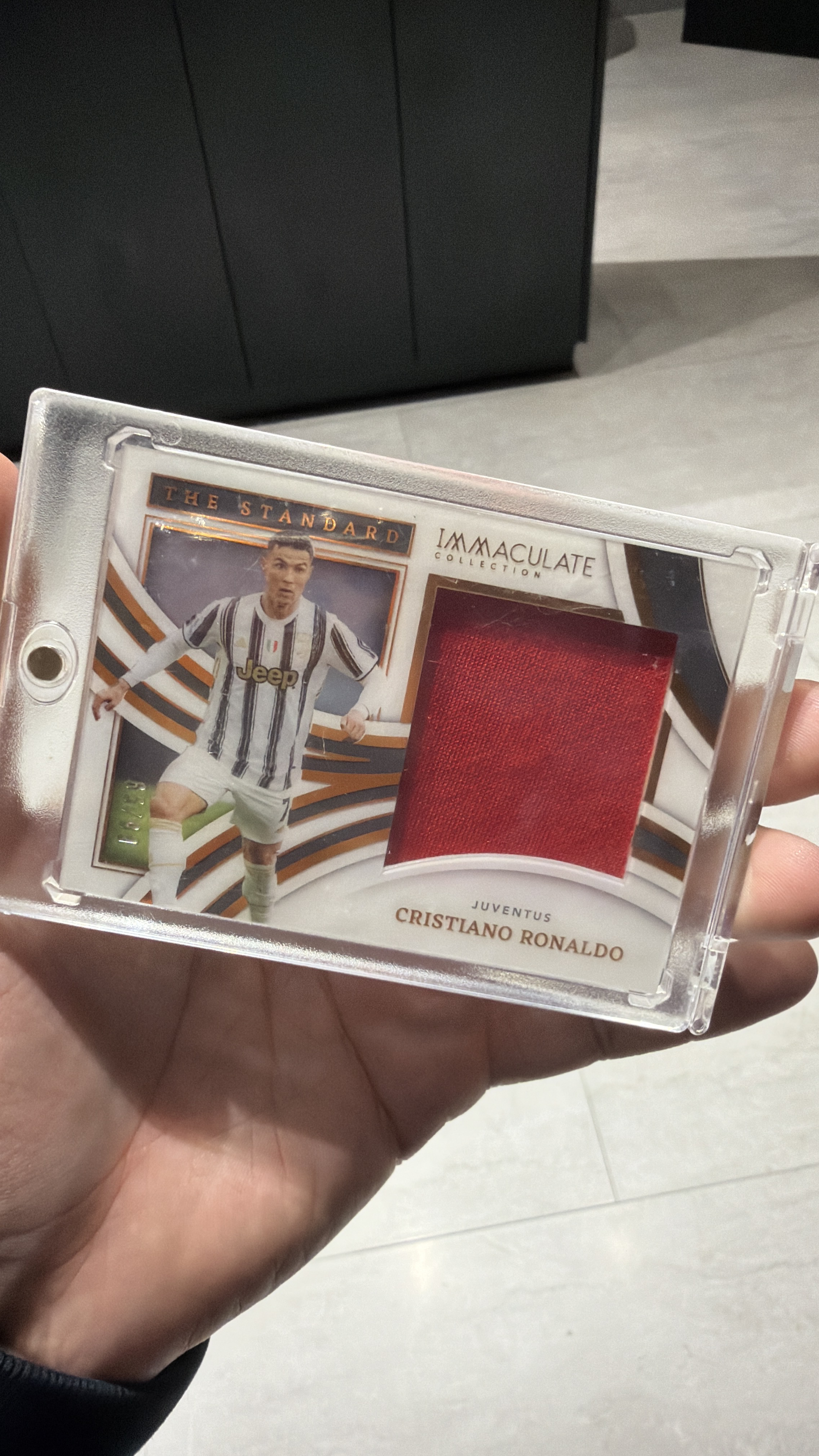 Parche Usado Por CR7 numerado a 99