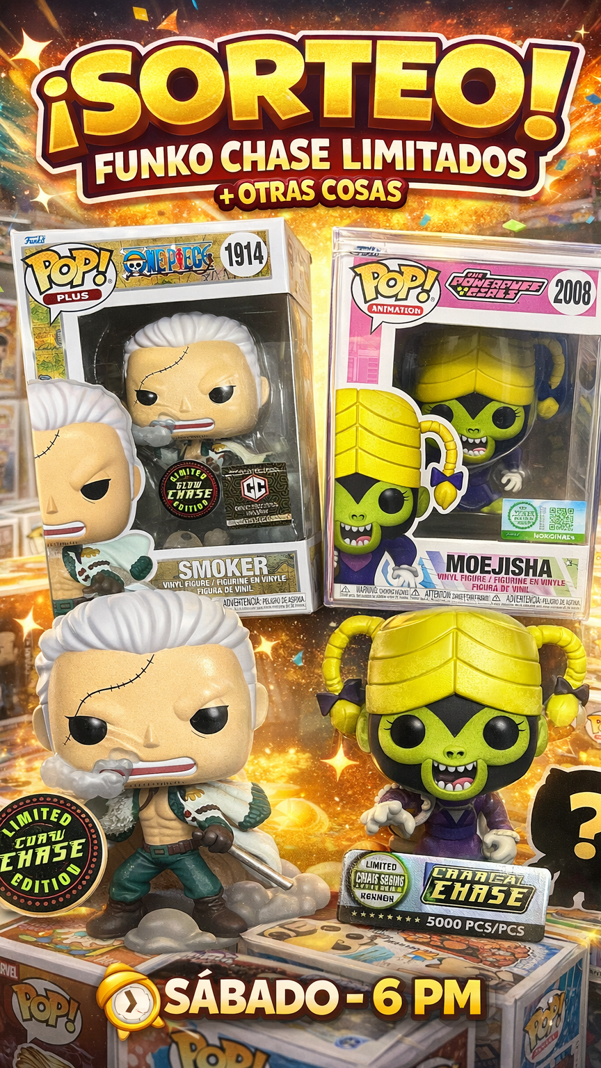 funko smoker Chase 
ilimitados y +