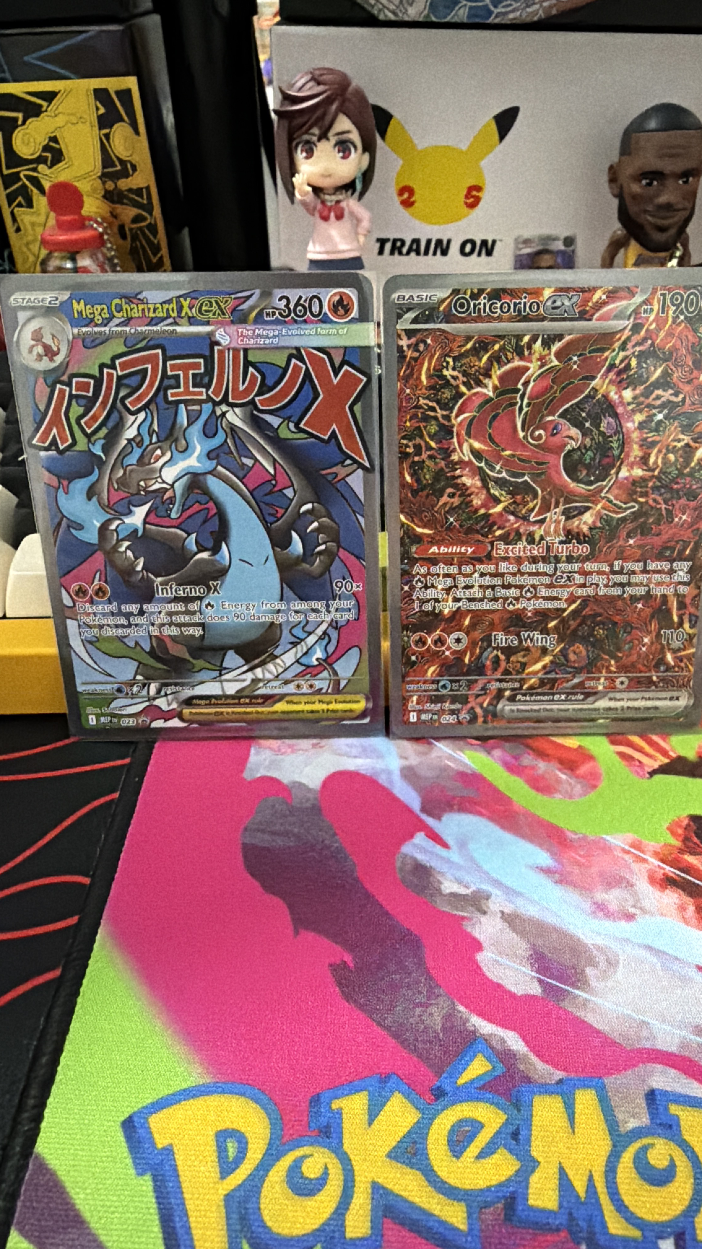 Mega chari ex y Oricorio ex