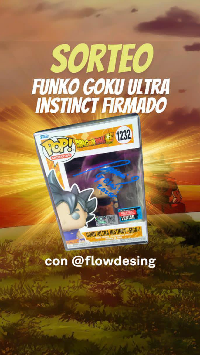 Goku de convención firmado y certificado 🔥