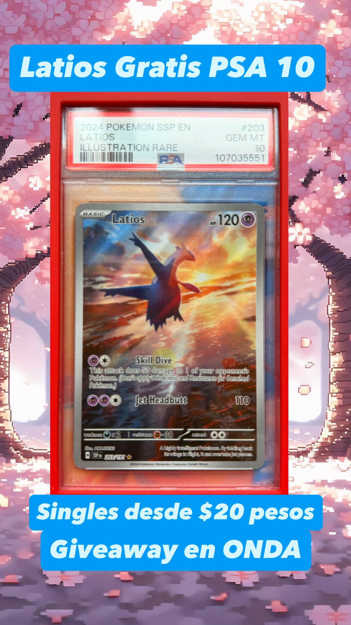 Latios Gratis PSA 10