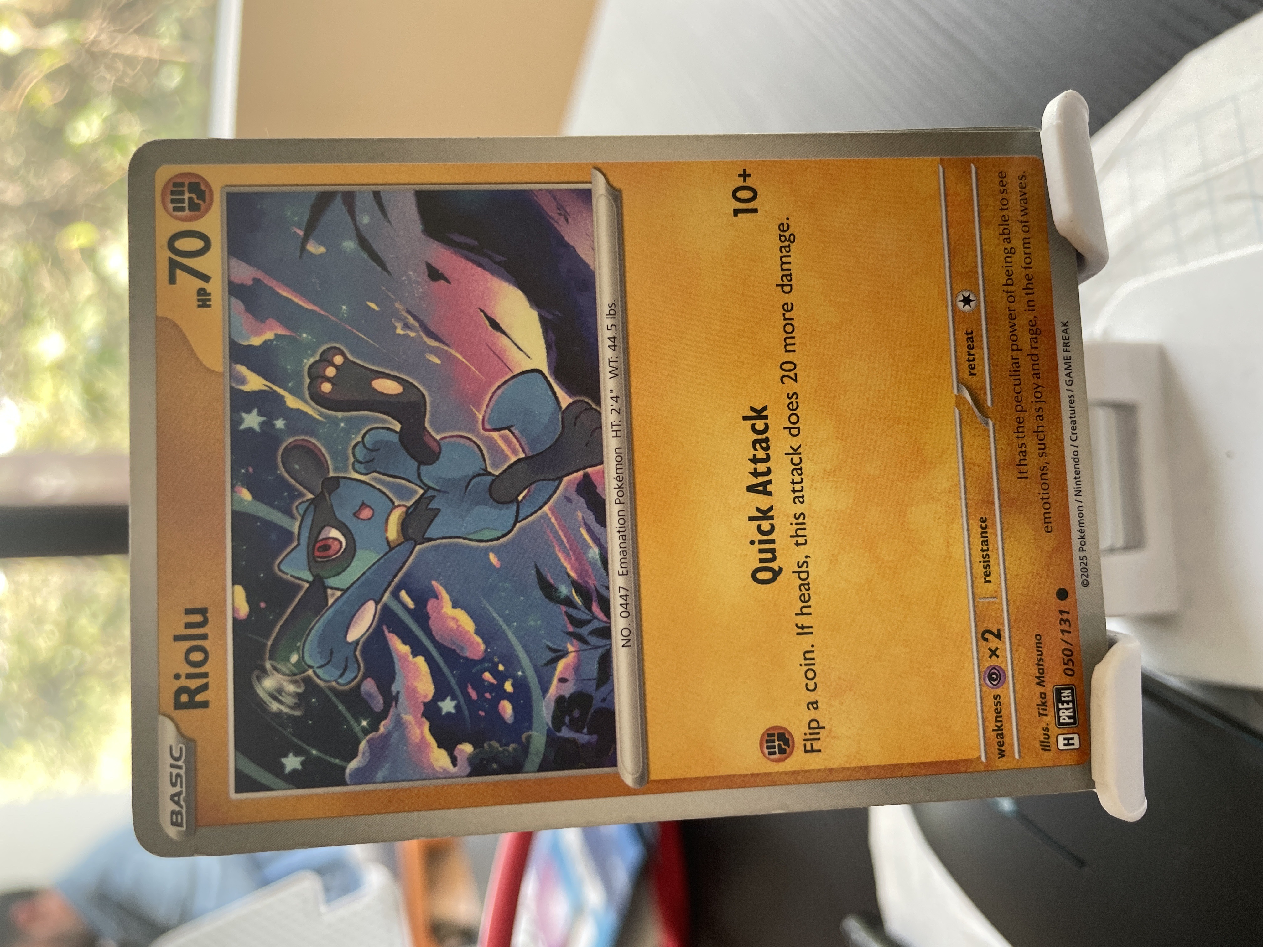 Riolu Pokemon Card 050/131