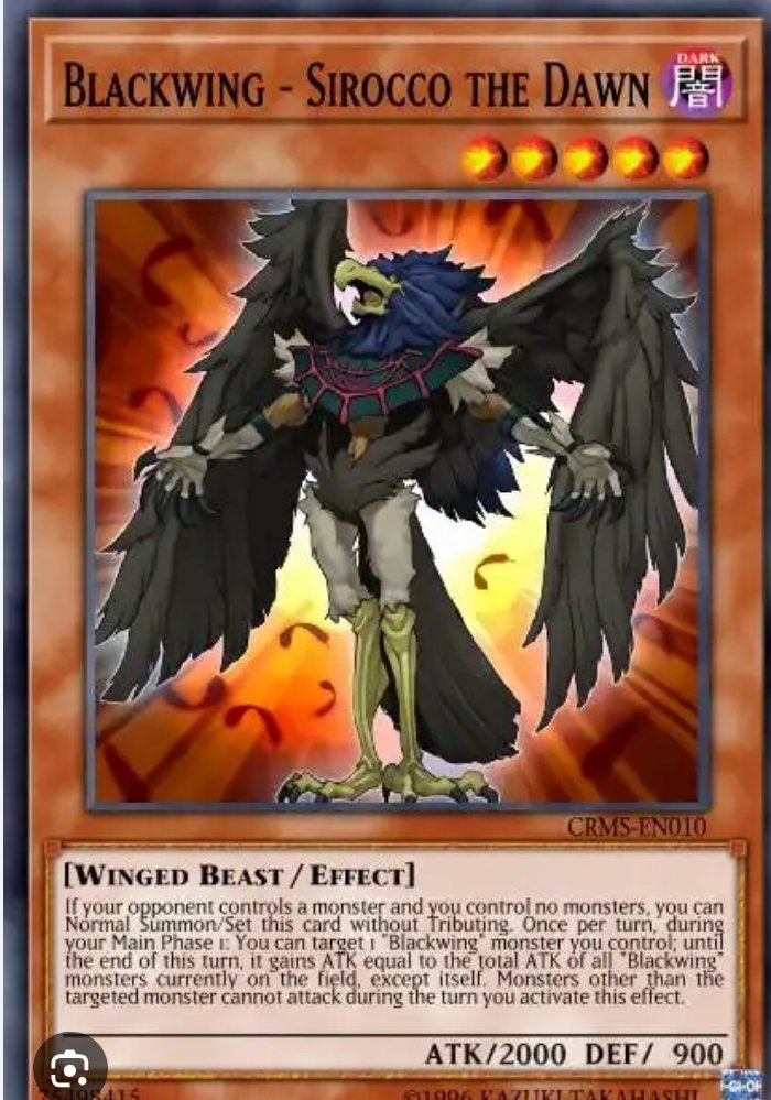 Blackwing - Sirocco the Dawn