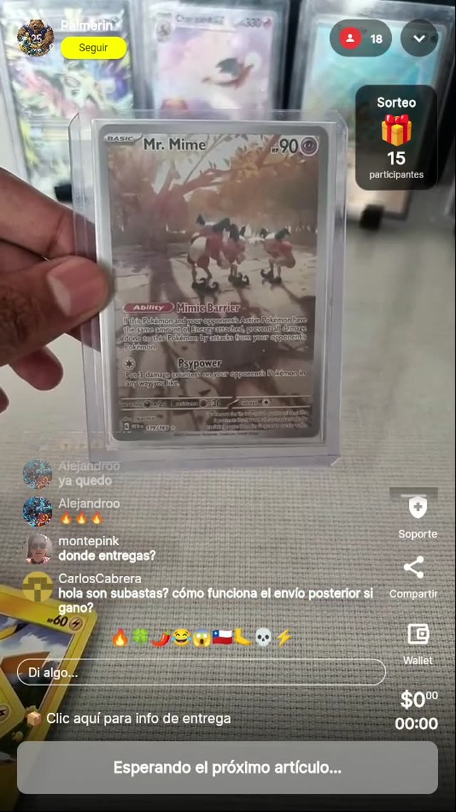 Mr. Mime Pokémon Card - Scarlet/Violet