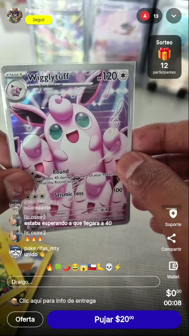 Pokémon Wigglytuff Full Art