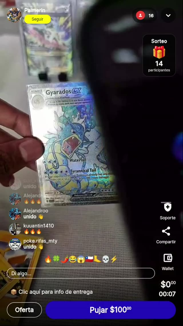 Carta Pokémon Gyarados EX