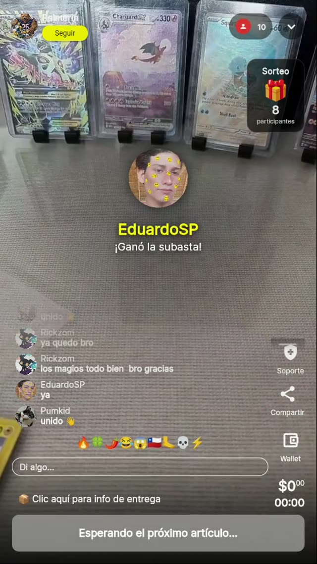 Cartas Pokémon: Charizard y Squirtle