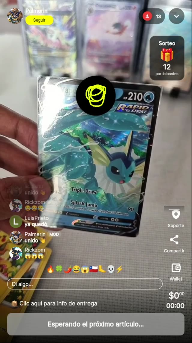 Pokémon Vaporeon V Rapid Strike