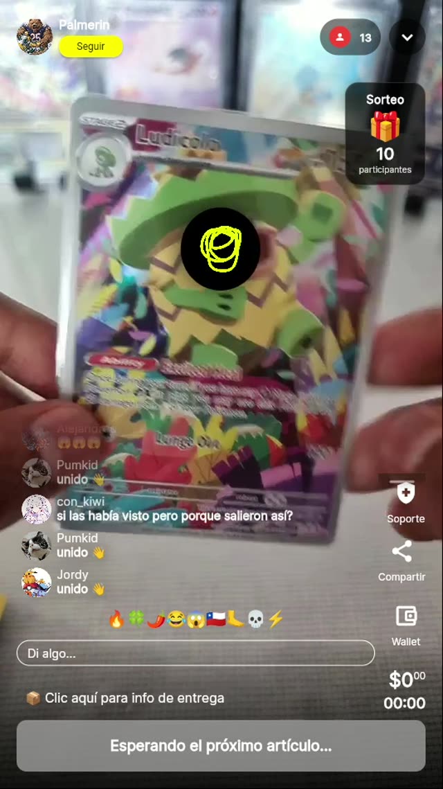 Carta Pokémon Ludicolo