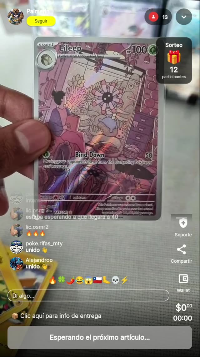 Pokémon Lileep Illustration Rare