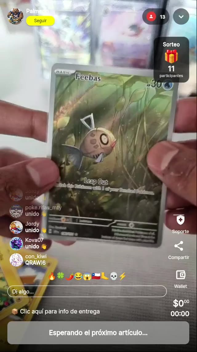 Feebas Illustration Rare Surging Sparks