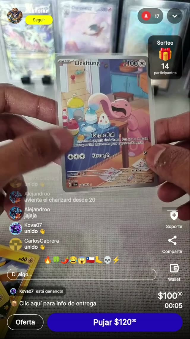 Lickitung Illustration Rare Temporal Forces