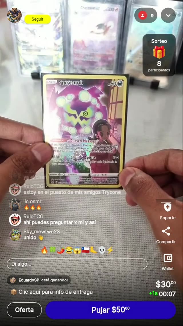 Carta Pokémon Spiritomb