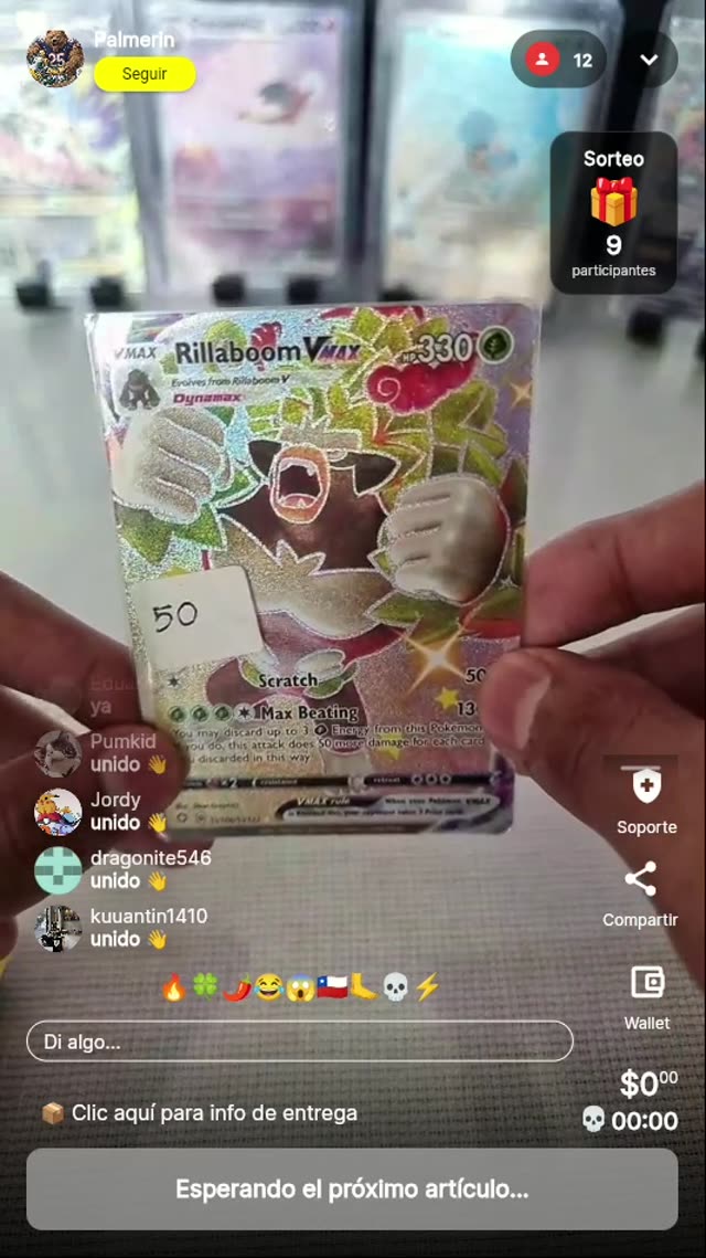 Pokémon Rillaboom VMAX