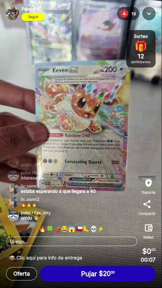 Eevee GX Rainbow Raro