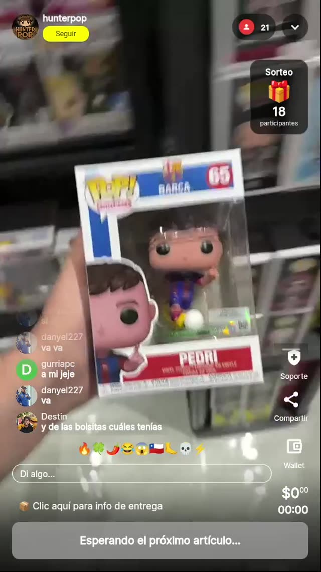 Funko Pop Pedri FC Barcelona