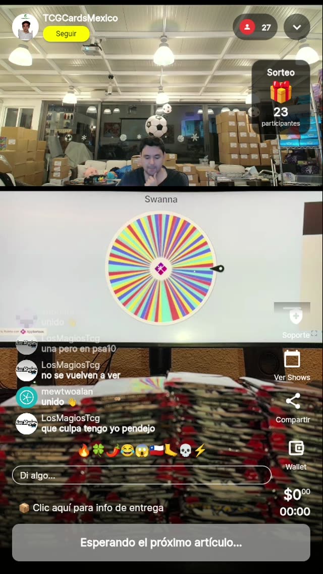 Ruleta de premios sorpresa