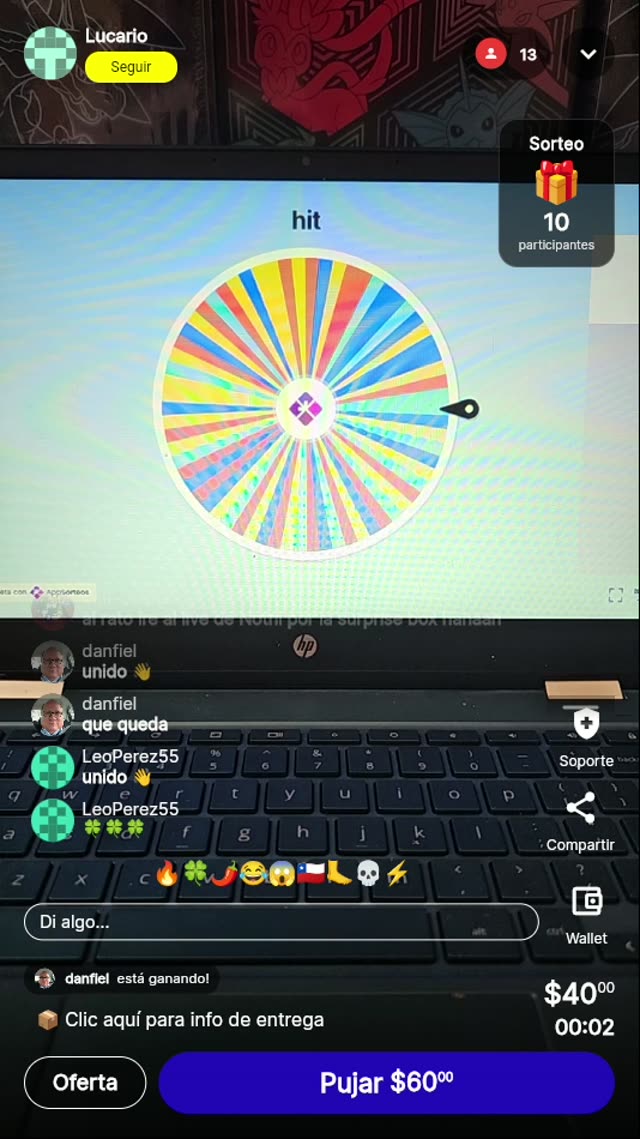 Vuelta en Ruleta Pokémon