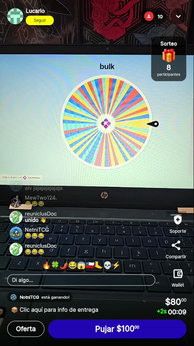 Ruleta de la suerte en vivo