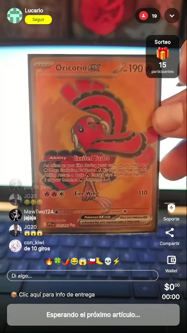 Pokémon Oricorio ex Promo