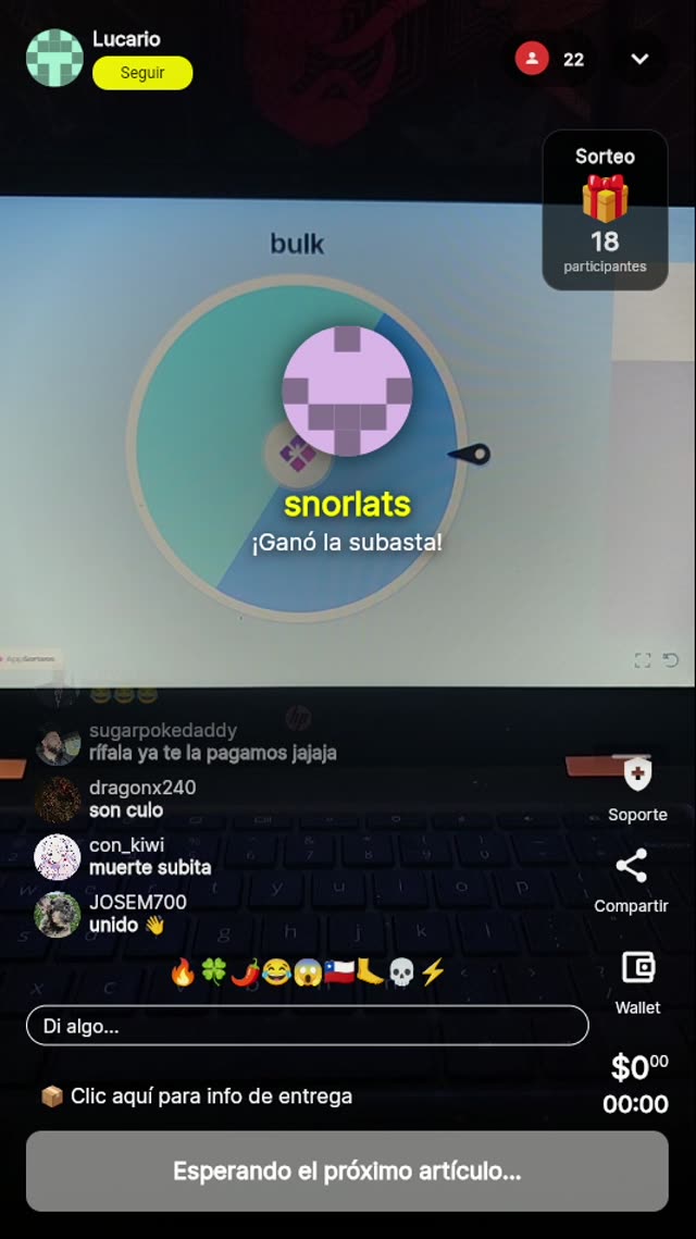 Snorlax Pokémon Subasta en Vivo