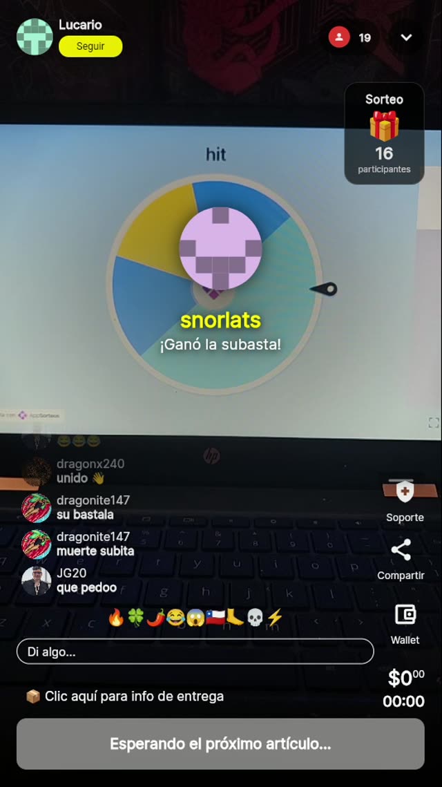 Sorteo Ruleta Online