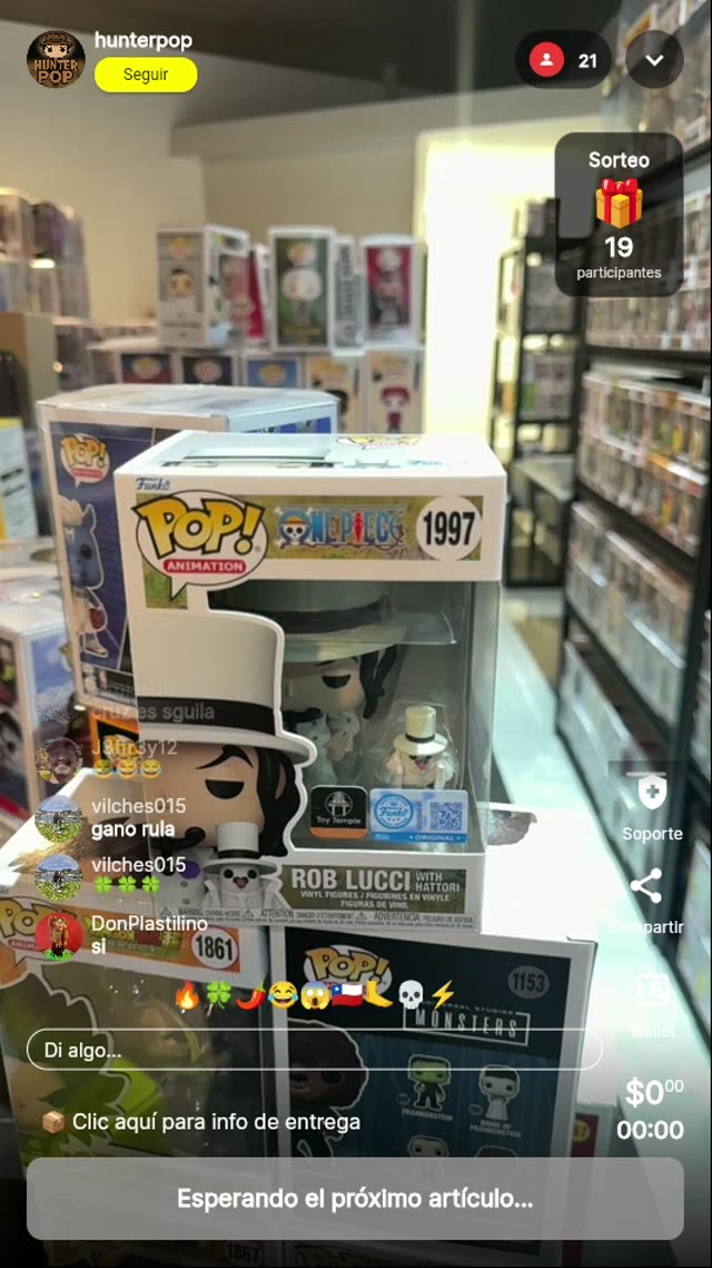 Funko Pop Rob Lucci Hattori
