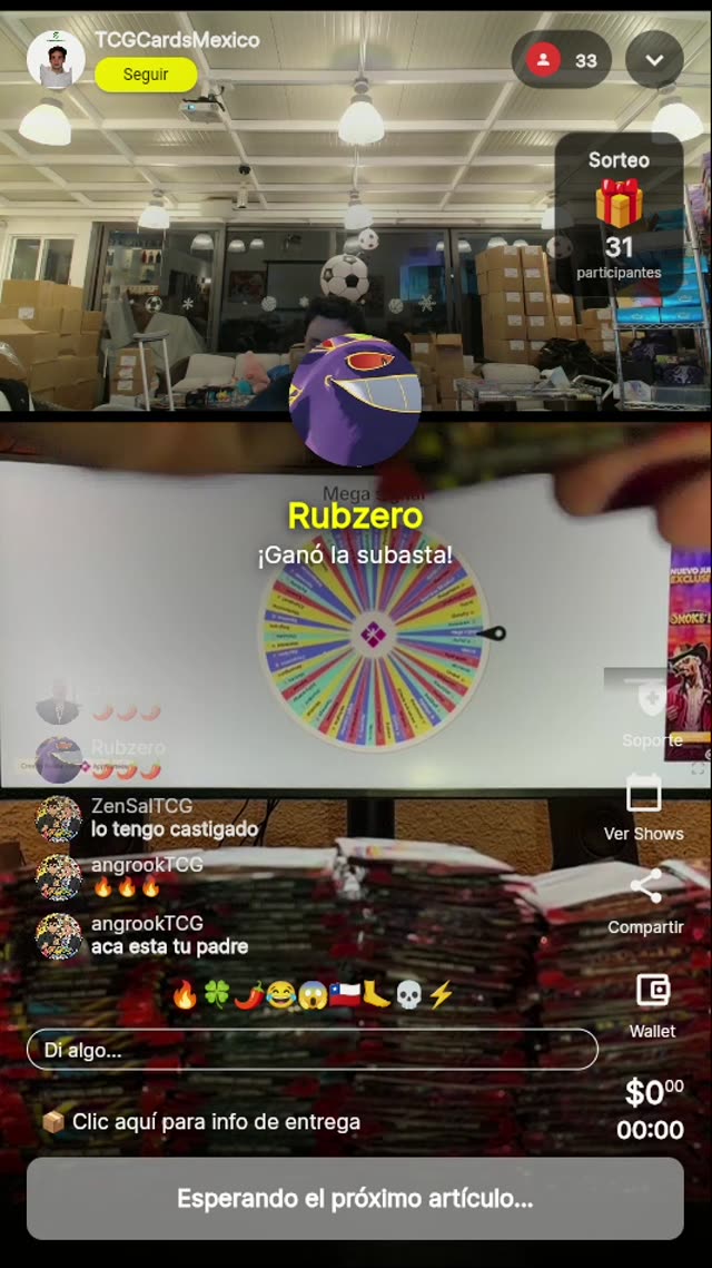 Rueda de la fortuna TCGCardsMexico