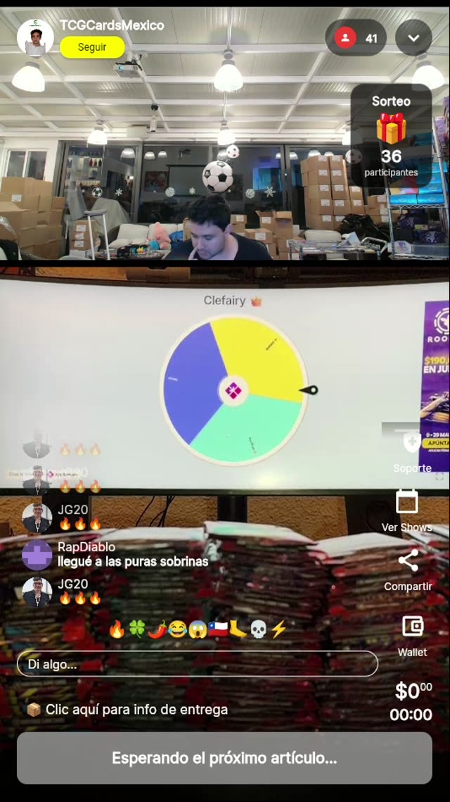 Spots para abrir sobres Pokémon