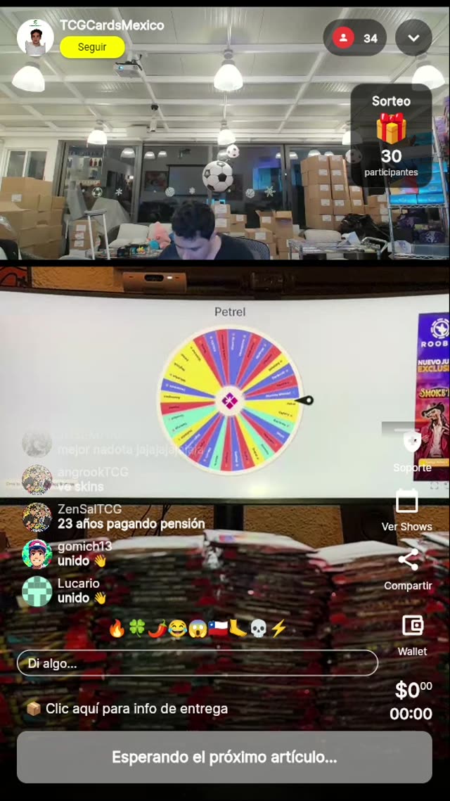 Sorteo en vivo TCGCardsMexico