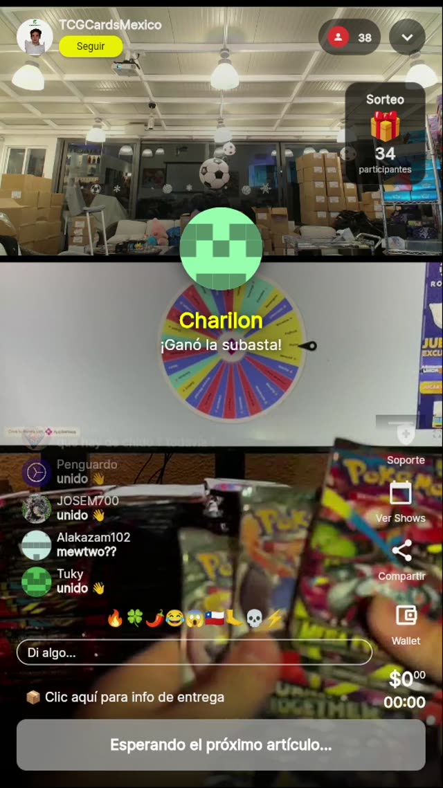 Cuatro sobres Pokémon TCG