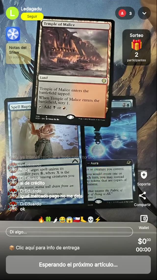 Cartas Magic: Temple of Malice