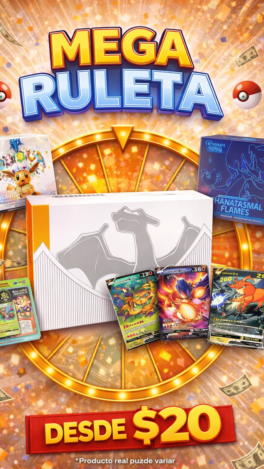 UPC Sword & Shield🔥MEGA RULETA $20