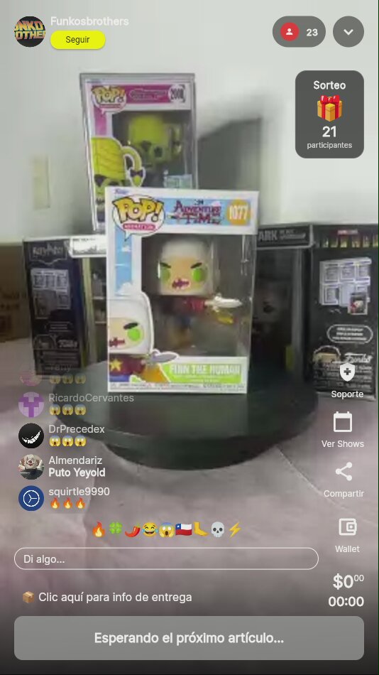 Funko Pop Adventure Time Finn