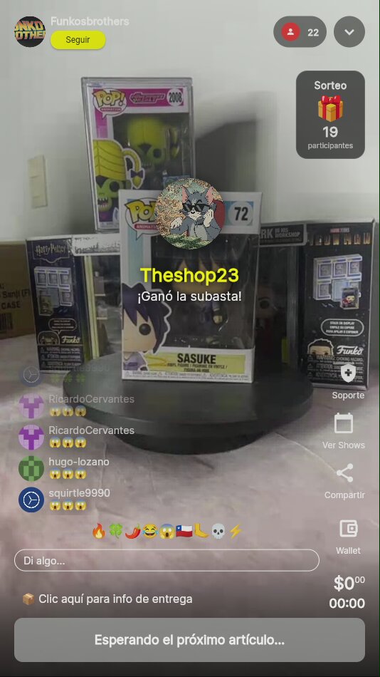 Funko Pop Sasuke Naruto #72