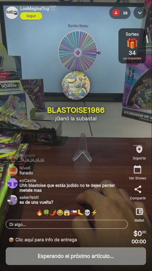 Sorteo stream LosMagiosTcg