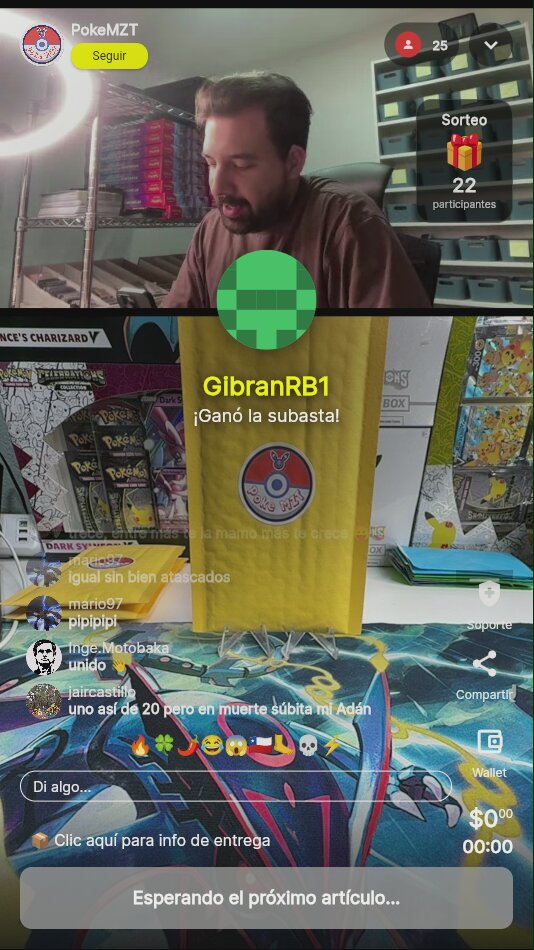 Sobre sellado Pokémon PokeMZT Mix