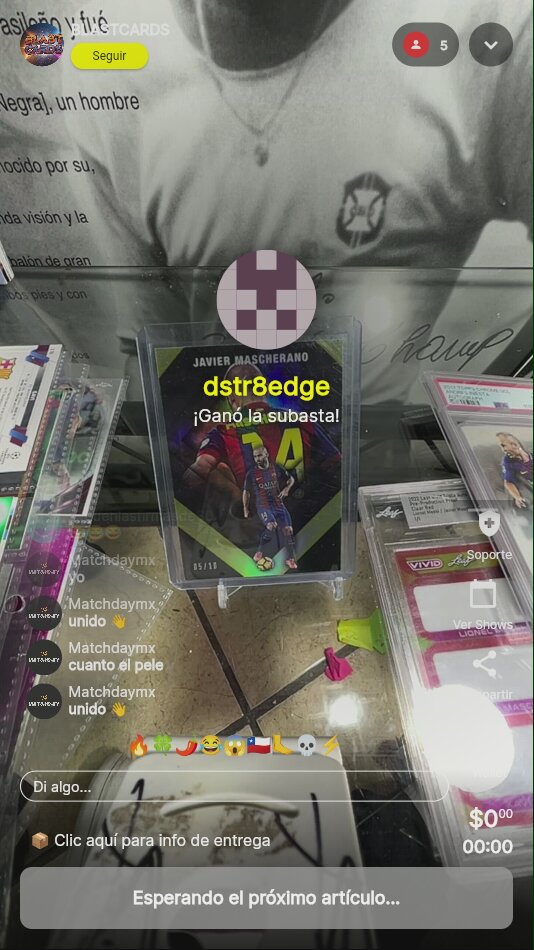 Javier Mascherano Card /10