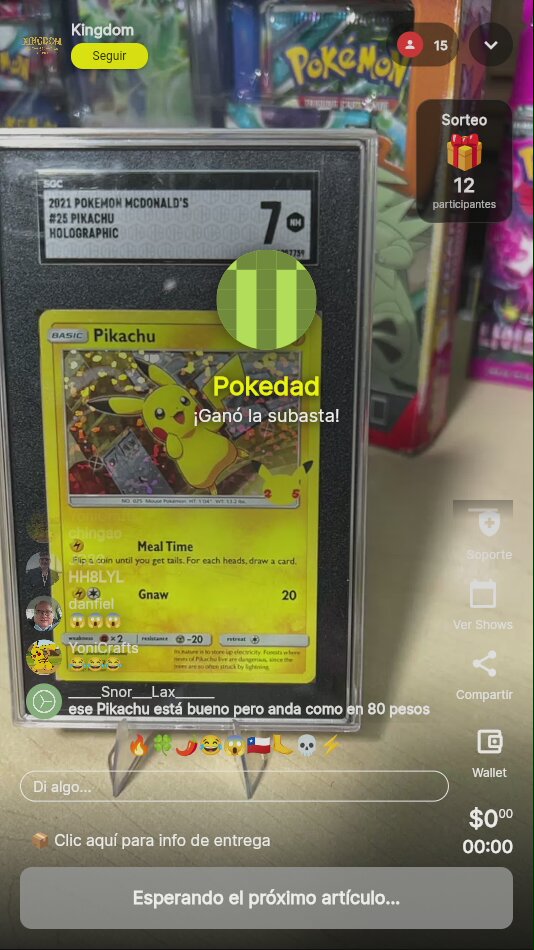 Pikachu McDonald's 2021 Holo SGC 7