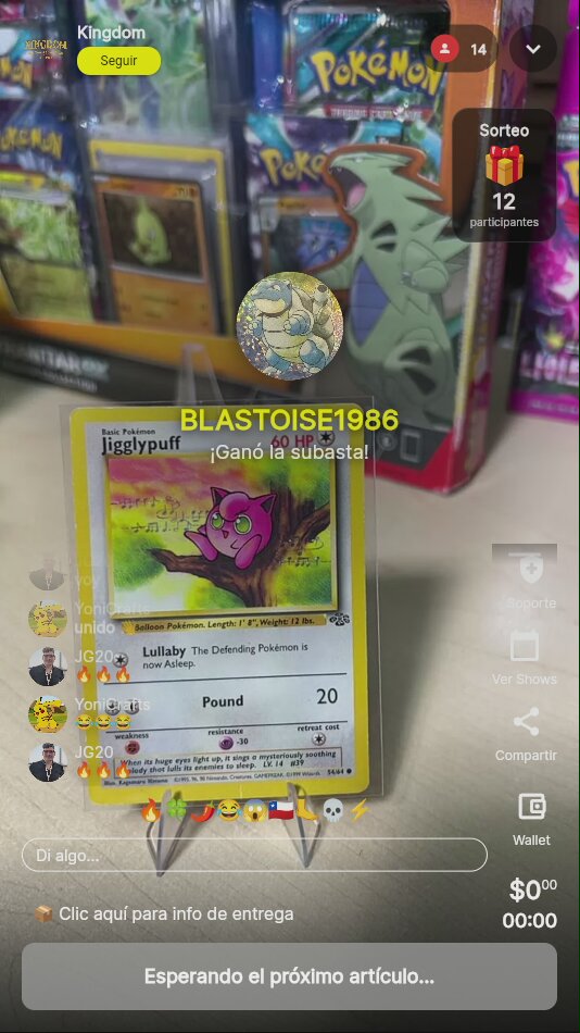 Carta Pokémon Jigglypuff Lullaby LV.14