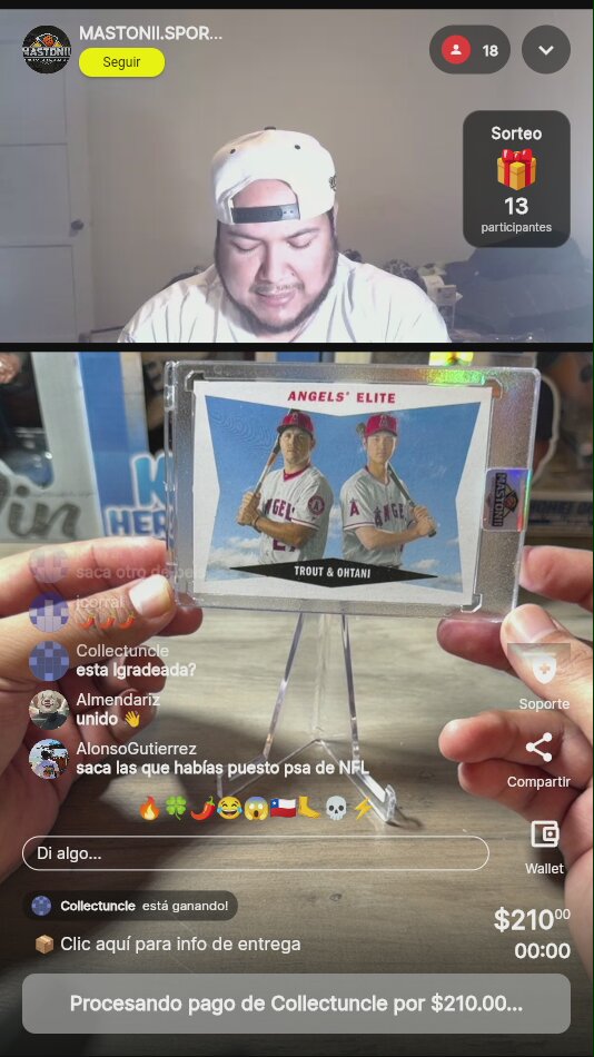 Carta Angels Elite Trout/Ohtani