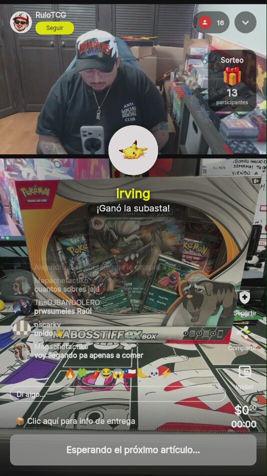 Pokémon TCG Mabosstiff ex Box