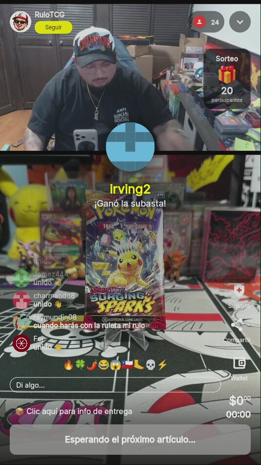 Pokémon Surging Sparks Booster Pack