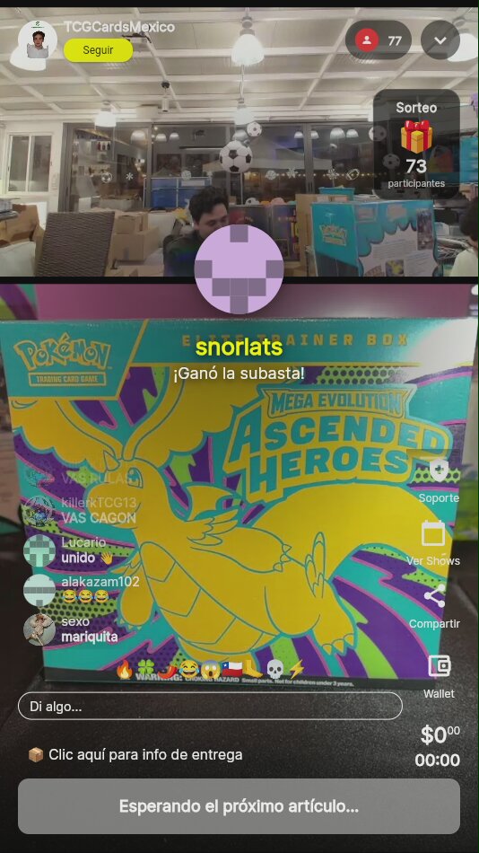 Pokémon ETB Mega Evolution Ascended