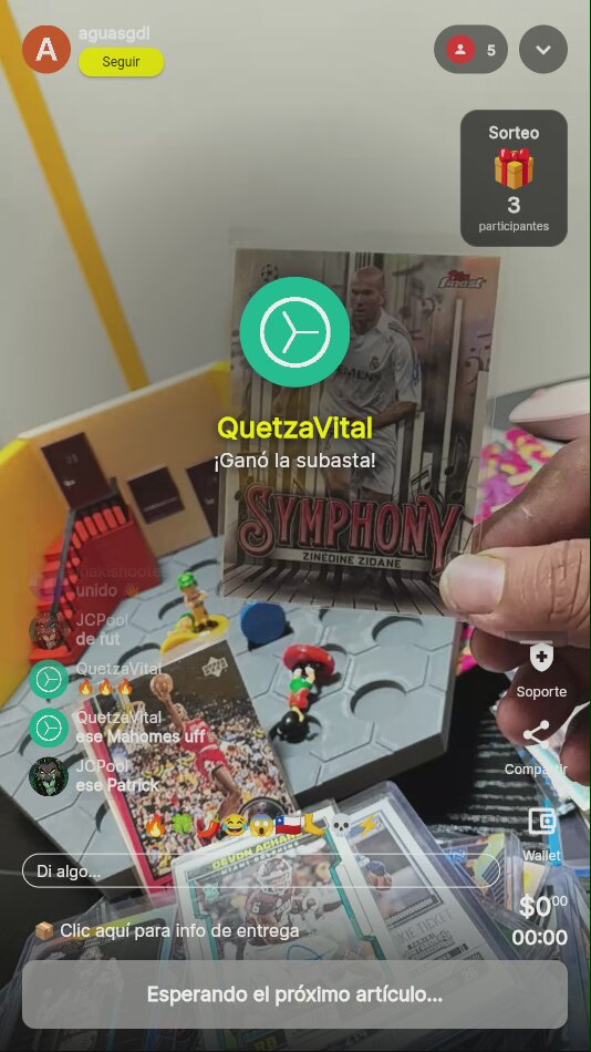 Carta Zinedine Zidane Real Madrid