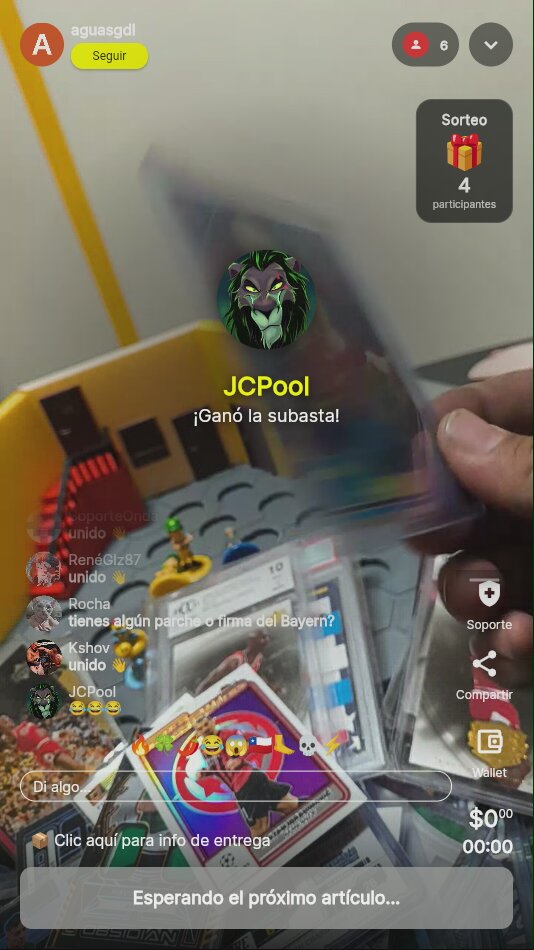 Carta coleccionable Zambigotes numerada