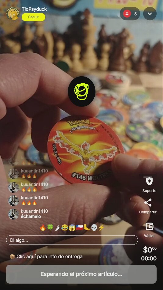 Tazo Pokémon Moltres #146